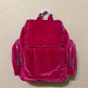 Free People x Caraa Velvet Cirrus Backpack